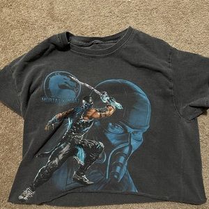 Mortal kombat cropped tee